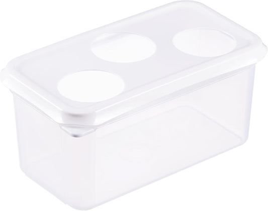 Araven 3 25OZ-SQUEEZE BOTTLE ORGANIZER 1/3 SIZE POLYPROPYLENE - WHITE