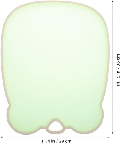 Baluue Large Non-slip Fruit and Vegetable Cutting Mat Jelly Color Kitchen Board for Home Use
