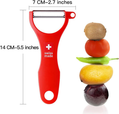 Original Swiss Made Peeler Vegetable&Fruits stainless steel blade Peeler for kitchen (ORANGE-vegetable grater)