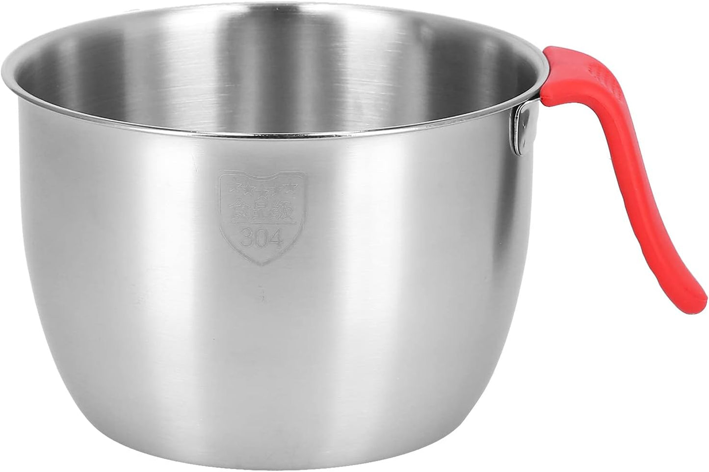 Stainless Steel Mixing Bowl, Non Slip Mixing Bowls with Handle and Pour Spout for Kitchen Egg Whisking Salad Serving Baking Cooking (3600ML)
