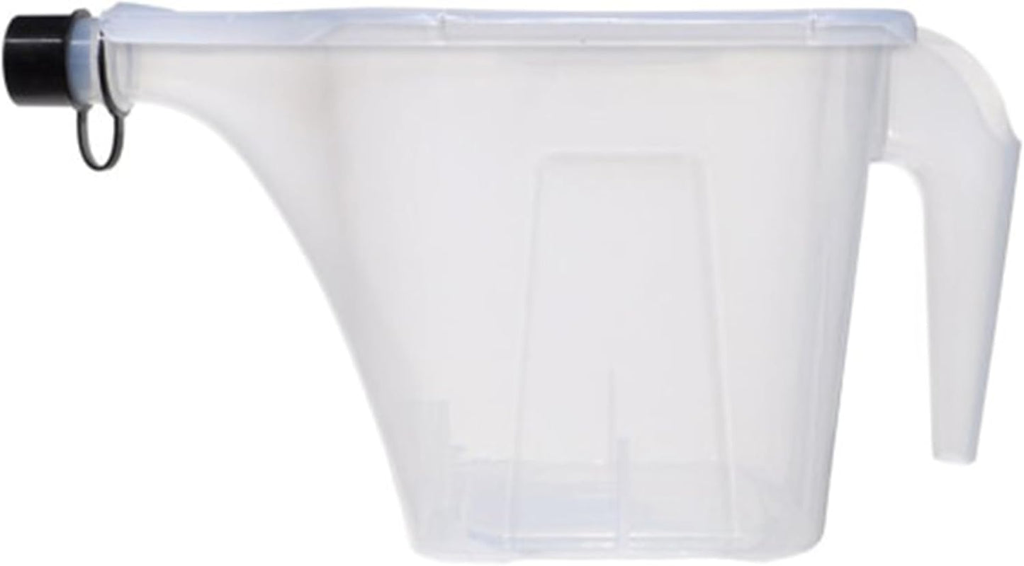 More Birds 3-in-1 Super Tote, 5 lb Capacity Container | Easy Grip Handle & Stackable Design, Portable Seed Holder & Dispenser for Backyard Birding and Wildlife, 100-SF-TOTE