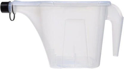 More Birds 3-in-1 Super Tote, 5 lb Capacity Container | Easy Grip Handle & Stackable Design, Portable Seed Holder & Dispenser for Backyard Birding and Wildlife, 100-SF-TOTE