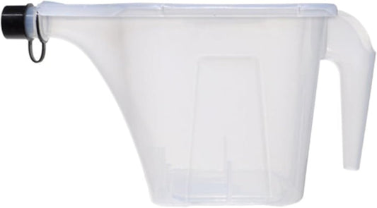 More Birds 3-in-1 Super Tote, 5 lb Capacity Container | Easy Grip Handle & Stackable Design, Portable Seed Holder & Dispenser for Backyard Birding and Wildlife, 100-SF-TOTE