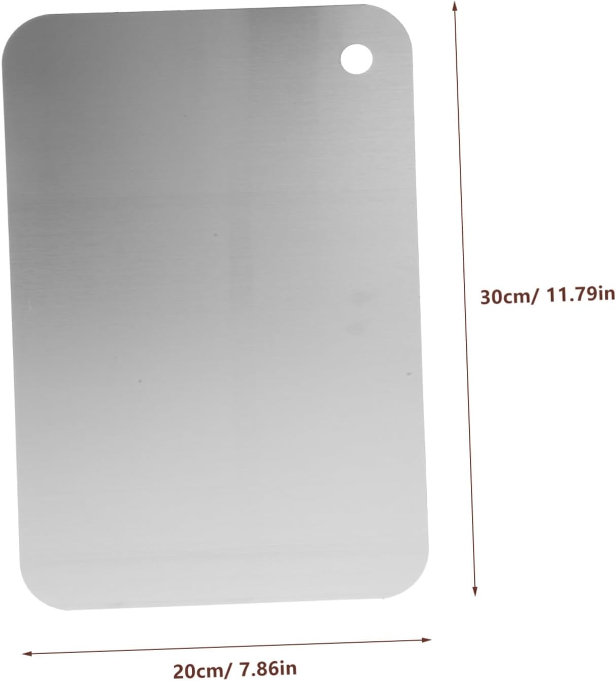 Yardwe Chopping Board for Home Double-sided Cutting Mat Stainless Steel Xxl Size Easy to Clean