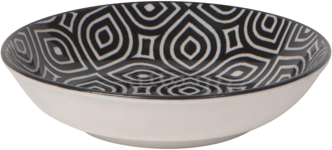 Now Designs Dewdrop Pinch Bowls Set of 6, 100% Stoneware, 2 oz Capacity, Dishwasher & Microwave Safe