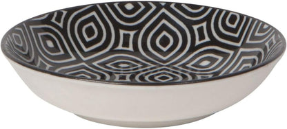 Now Designs Dewdrop Pinch Bowls Set of 6, 100% Stoneware, 2 oz Capacity, Dishwasher & Microwave Safe