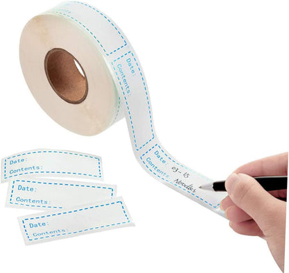EXCEART 2rolls Food Storage Date Labels Kitchen Stickers for Keeping Removable Adhesive for Freezer and Refrigerator Use for Food Organization