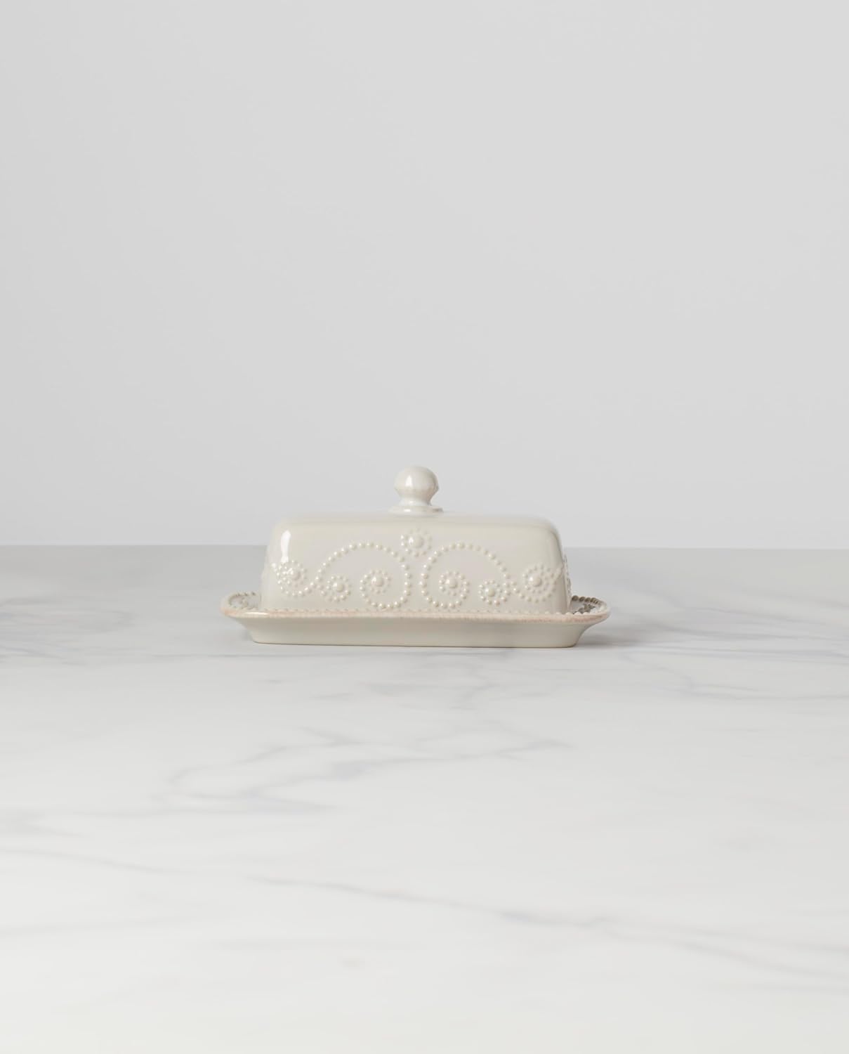 Lenox French Perle Chip and Dip Tray, White -
