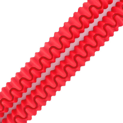 4 Pack Silicone Oven Rack Shields Heat Resistant Silicone Oven Rack Guards Against Burns and Scars Silicone Oven Rack Edge Protector Oven Rack Cover Edge Oven Shelf Protectors Protect Hand & Arm (Red)
