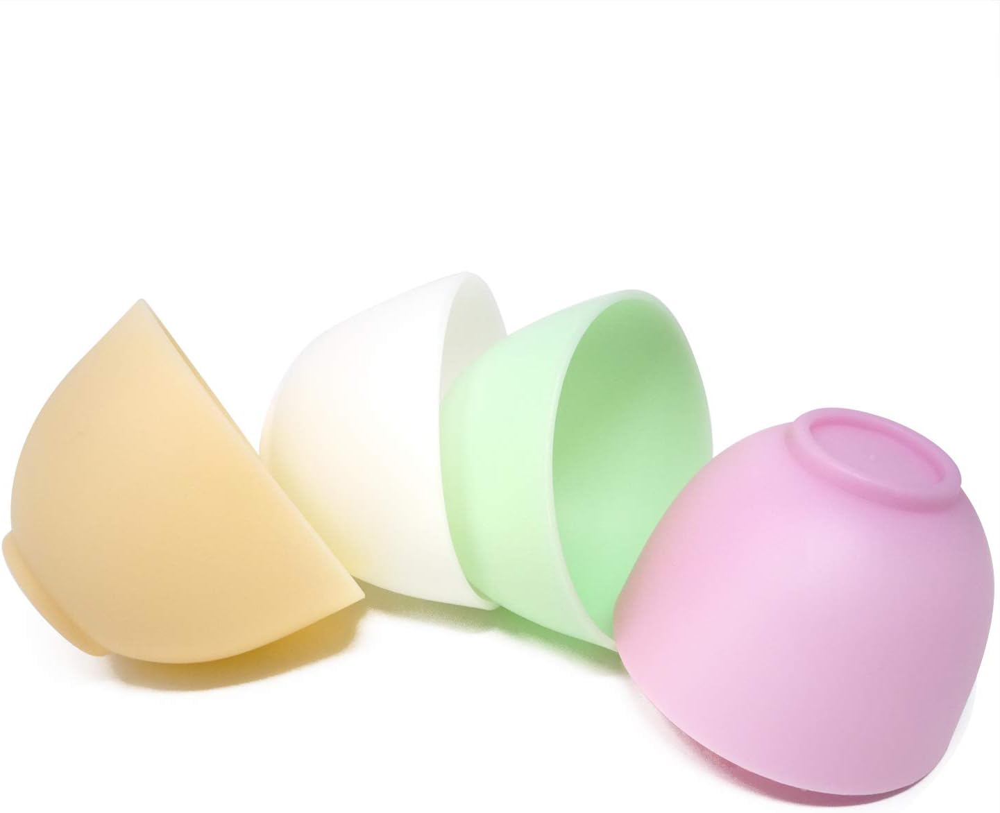 Honbay 5PCS Silicone Mixing Bowls Prep and Serve Bowls for Mixing Facial Mask or Holding Ingredient (8.5��5CM)