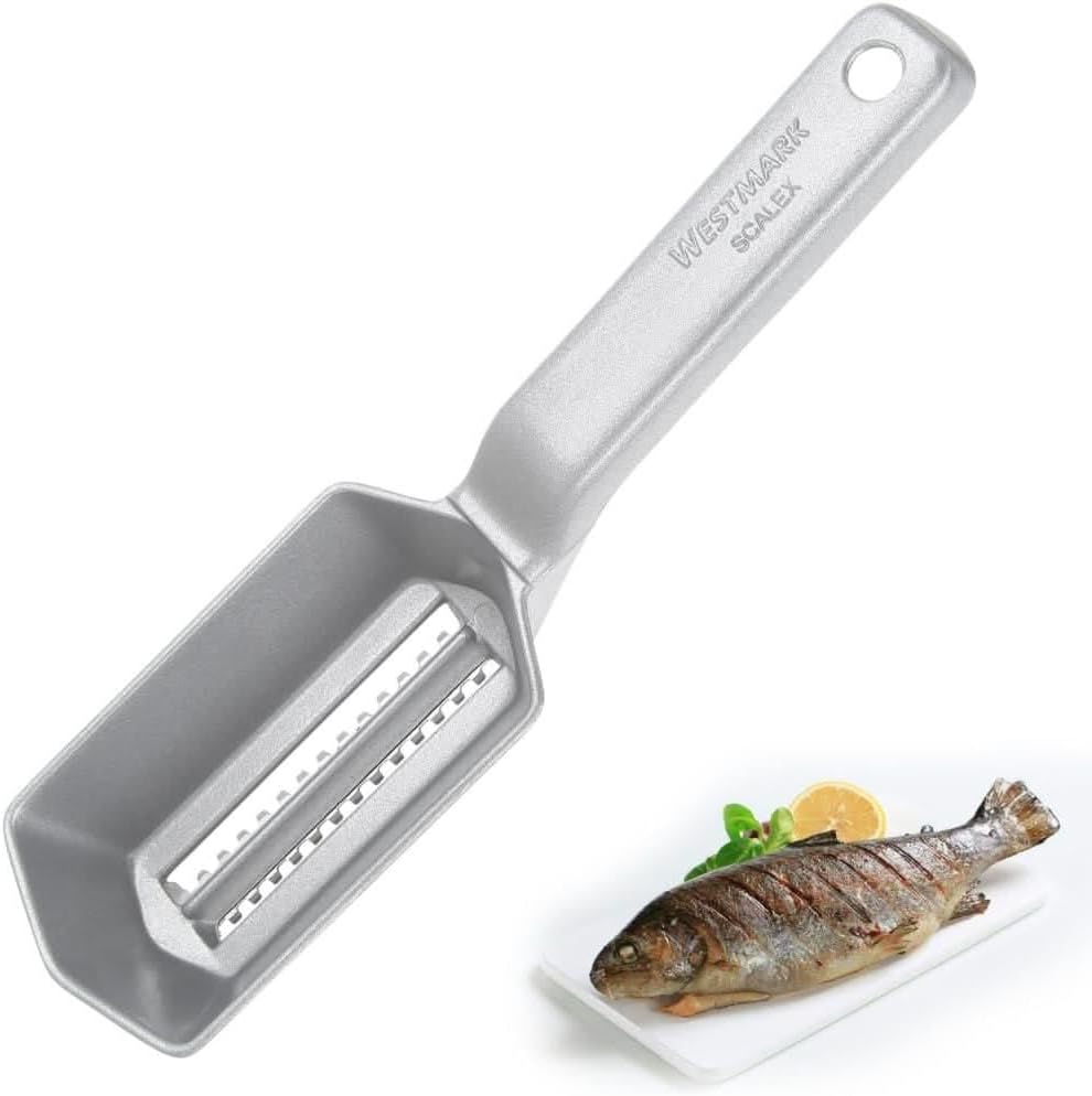 Westmark Fish Scaler, 8.3 x 2.1 x 2.3 inches, Stainless Steel