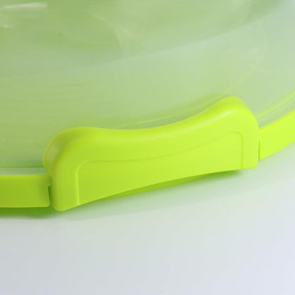 12inch Portable Pie Carrier with Lid and Cupcake Muffin Tart Cookie Keeper Food, for Wedding Party Baby Shower Party Christmas (Green)