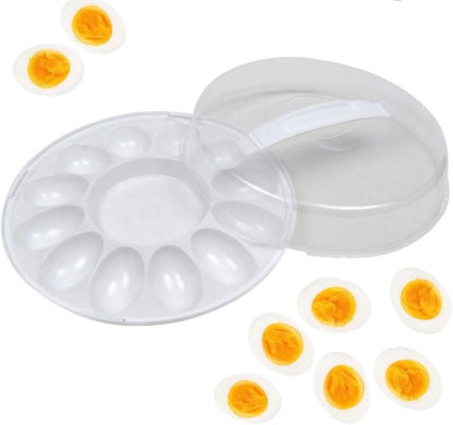 SureFresh Sure Fresh Deviled Egg Carriers with Lids, 10.375x3.5 in.