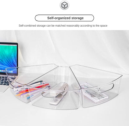 Clear Organizer Bins with Removable Dividers for Snacks Bag Sugar Packets Seasoning Packets Spice Packets Pouches