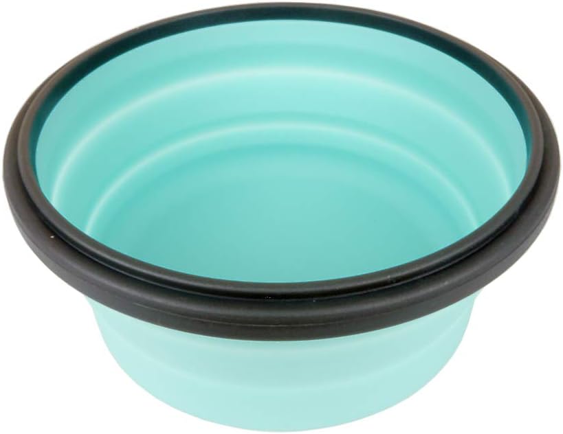 CARTINTS Silicone Collapsible Food Storage Containers-Prep/Storage Bowls with Lids - Set of 3 Square Silicone Lunch Containers - Microwave, Dishwasher and Freezer Safe (blue)