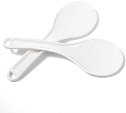 TIESOME 2PCS Plastic Rice Serving Spoon, Non-Stick Plastic Rice Spoon