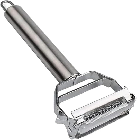 Multifunctional Peeler- Stainless Steel, Fruit & Vegetable Peeler, Cheese Slicer, Julienne Slicer/Shredder