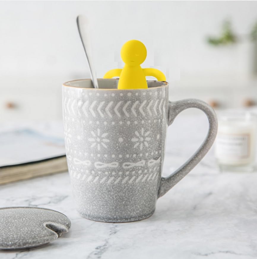 Leden Tea Infuser for Loose Leaf Tea Extra Fine Mesh Tea Steeper Gray