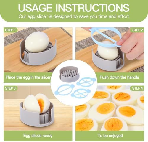 2-Layer Deviled Egg Containers With Lid,36pcs Easter Deviled Egg Tray Carrier with Handl Injector Piping Tool,Portable Stackable Egg Holder Platter Holder Organizer for Refrigerator Party Picnic Event