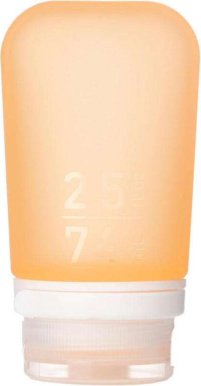 humangear GoToob+ (XL) | Refillable Silicone Travel Bottle | Locking Lid | Food-Safe Material | Blue, XL (6 fl.oz.; 177ml)
