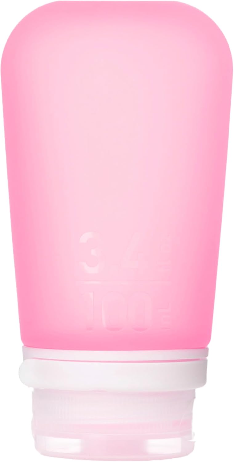 humangear GoToob+ (XL) | Refillable Silicone Travel Bottle | Locking Lid | Food-Safe Material | Blue, XL (6 fl.oz.; 177ml)