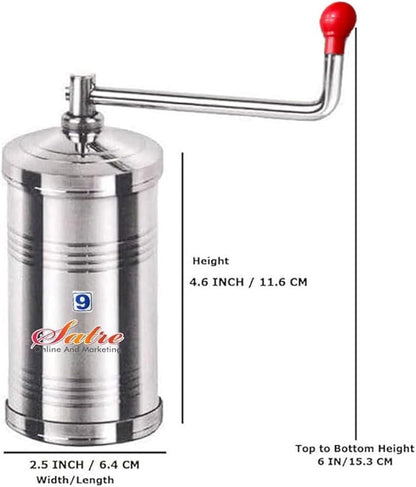 Stainless Steel Sev Maker and Sancha, Manual Pasta Maker, Silver Color