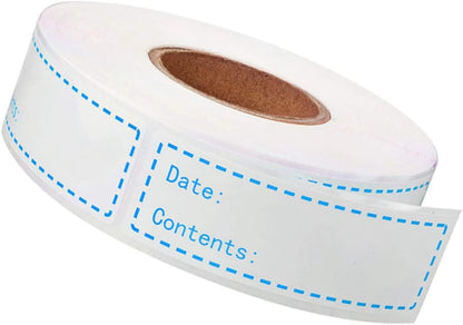 EXCEART 2rolls Food Storage Date Labels Kitchen Stickers for Keeping Removable Adhesive for Freezer and Refrigerator Use for Food Organization
