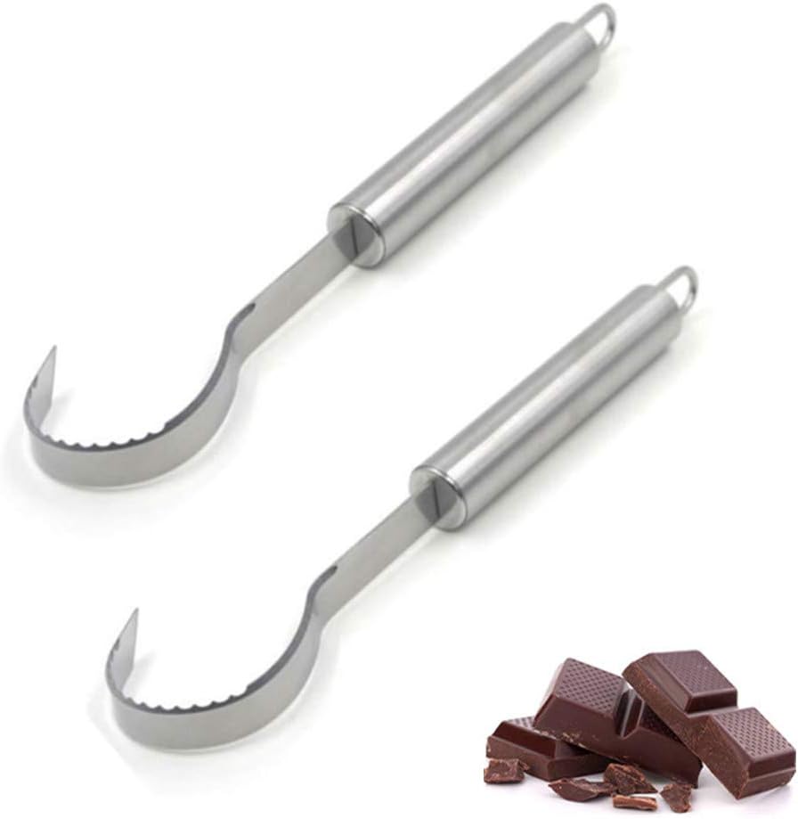 Cheese Scraper Cheese Grater,Chocolate Shaver,Chocolate Scraper Cheese Shaver, Handheld Stainless Steel,Used In The Kitchen, Baking, And Making Baby Food(2 Packs）