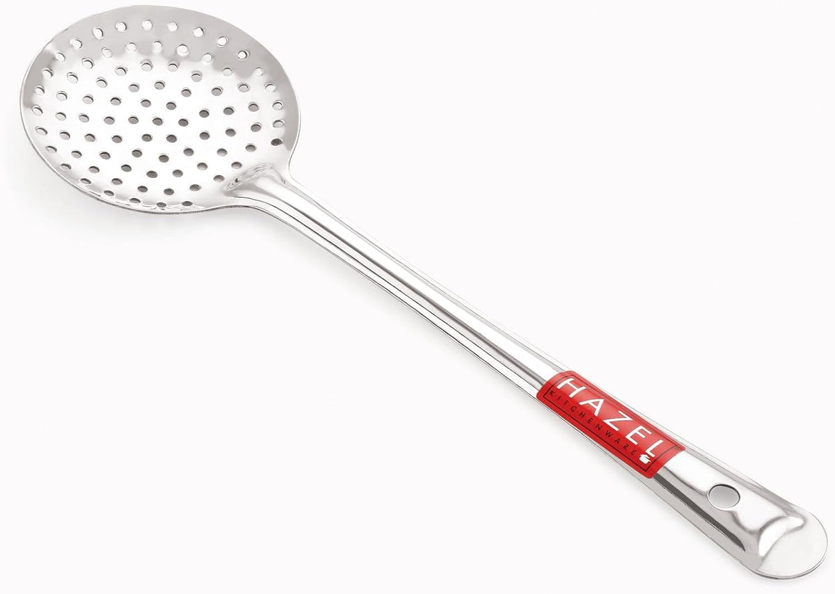 HAZEL Stainless Steel Cake Pie & Pastry Serving Spoon with Handle Slicer Lifter, Silver
