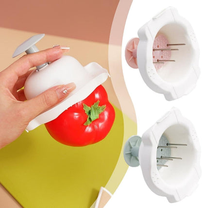 Mandoline Slicer Guard with Non-Slip Grip and Cut-Resistant Protection, Universal Safety Holder for Kitchen Slicers Graters, Dishwasher, Safe Food Prep Tool (Sapphire Blue)