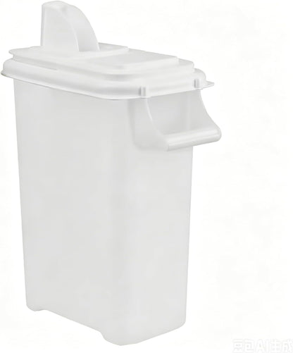 Cereal Containers Storage Airtight Food Organizers with Lids, 32 Cup BPA-Free Plastic Holder for Kitchen Pantry Organization, Clear Rice Flour Sugar Dry Goods Dispenser