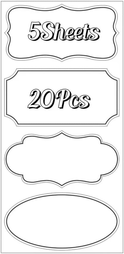 100-Pack Removable Freezer Labels, Waterproof Food Storage Stickers for Date & Contents Marking - Colors A