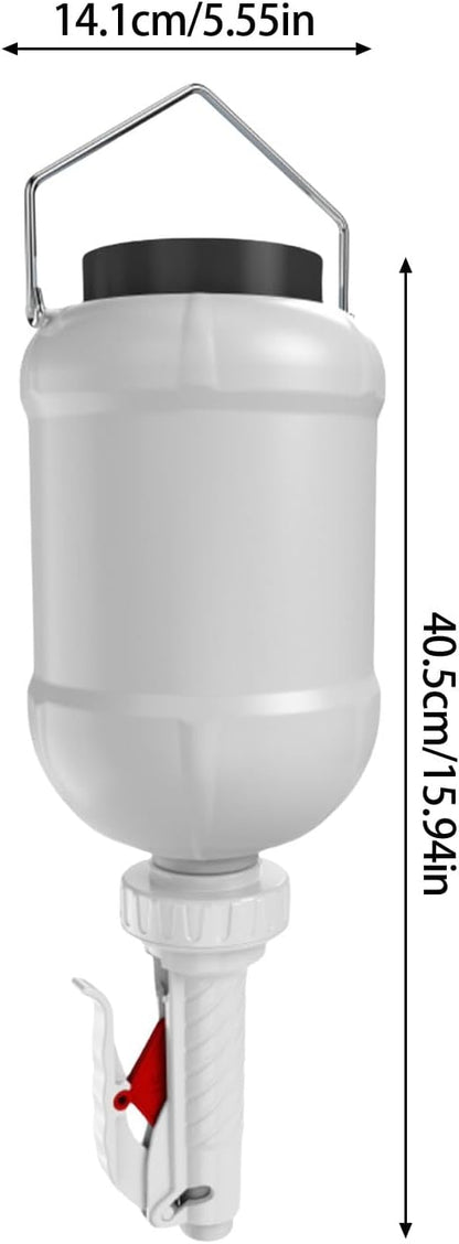 3L Hanging Condiment Dispenser Refillable Sauce Squeeze Bottle Dressing Container for Kitchen Outdoor BBQ Camping