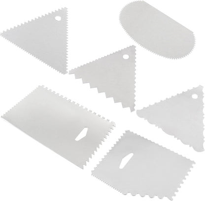 Bonsicoky Stainless Steel Cake Scraper