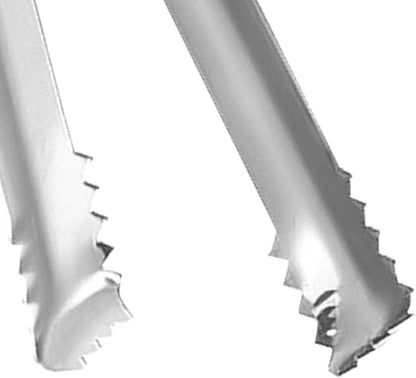 Ice Tongs Stainless Steel Small Tongs with Sharp Teeth for Ice Bucket Sugar Cubes Coffee Bar Food Serving Kitchen Tool