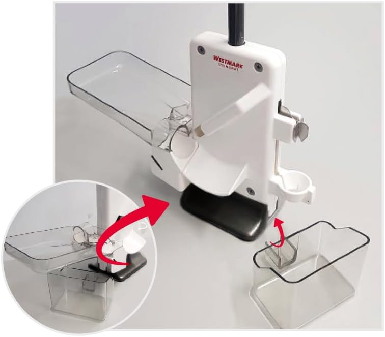 Westmark Cherry & Plum Pitter “Steinex-Combi” – 2-in-1 Fruit Pit Remover, Stainless Steel Blade, Heavy-Duty Aluminum, Fast Clean Pitting for Cherry Jam, Pie & Syrup