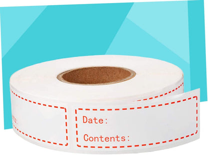 Kitchen Food Storage Date Labels 500pcs Self-Adhesive Stickers for Refrigerator Removable Record Date Stickers for Easy Identification for Home and Restaurant Use