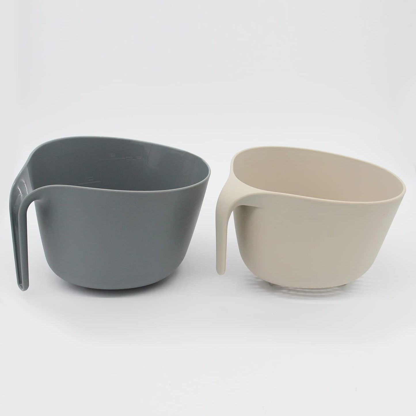 Kitchen Colander and Strainer Bowls Set,2 in 1 Fruit Vegetable Washing Basket for Soaking,Draining Pasta,Rice,Quinoa,Small Grains and Food Mixing-4.5Quart