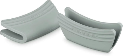 Le Creuset Silicone Set of 2 Handle Grips, 5" x 2 1/2" each, Black