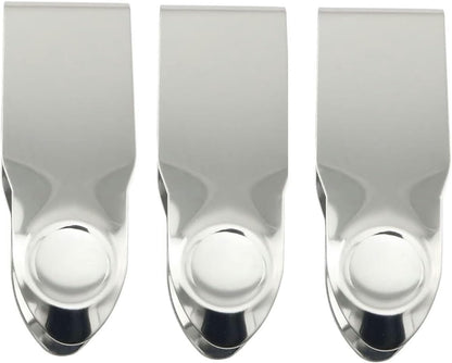 3Pcs Silver Stainless Steel Strawberry Huller Fruit Stem Remover Home Kitchen Tools for Cherry Tomato