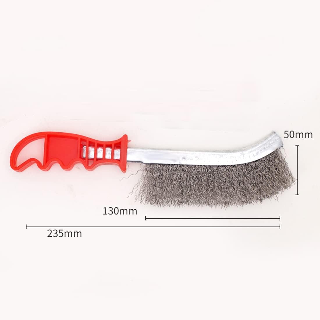 Grill Brush and Scraper with Handle, BBQ Grill Cleaning Brush for Grill Wizard Grate Cleaner, Safe Wire Stainless Steel BBQ Brush, Grill Cleaner