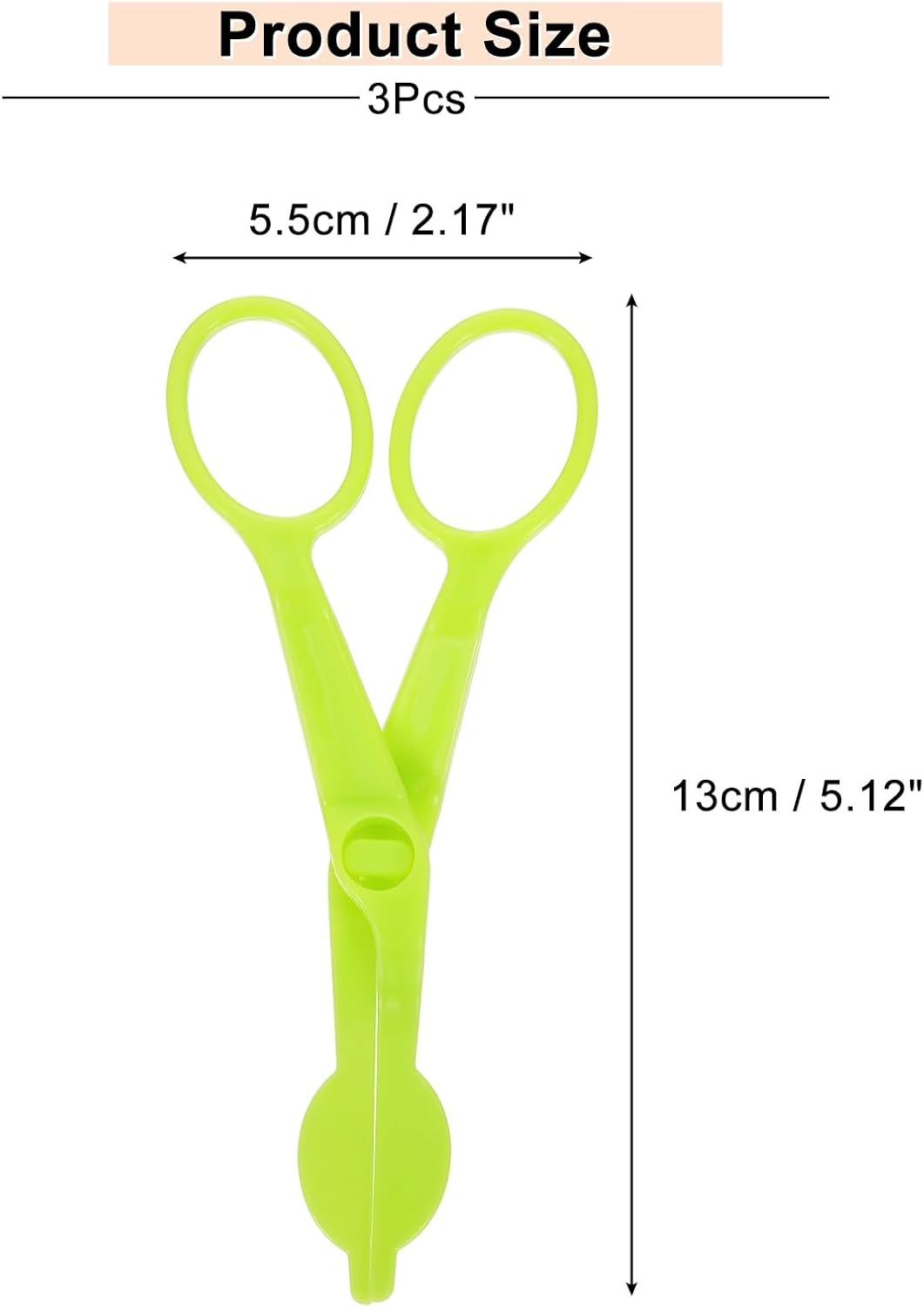 uxcell 3Pcs Flower Lifter Cake Decorating 5.1x2.2" Fondant Tool Purple