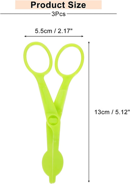 uxcell 3Pcs Flower Lifter Cake Decorating 5.1x2.2" Fondant Tool Purple