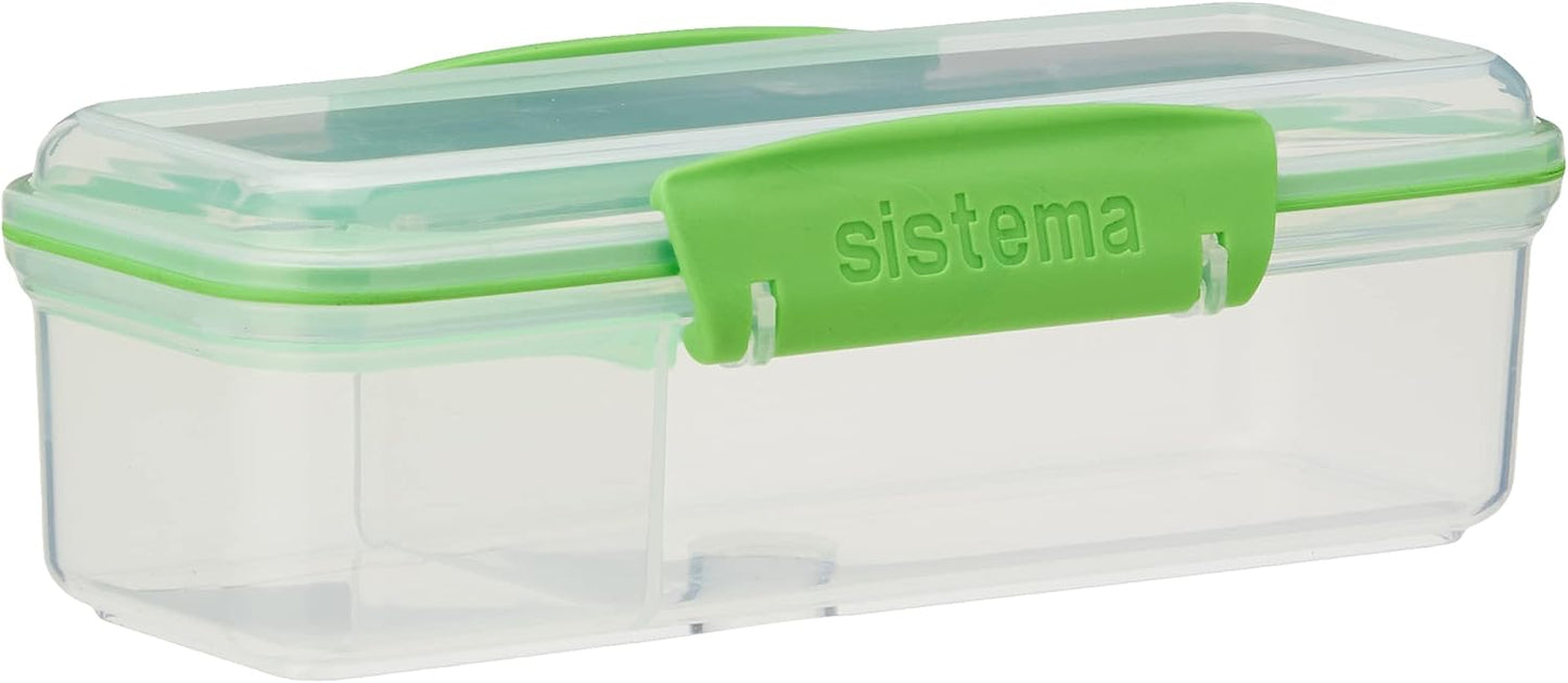 Sistema Snack Attack To Go Snack and Dip Container, 13.6 oz