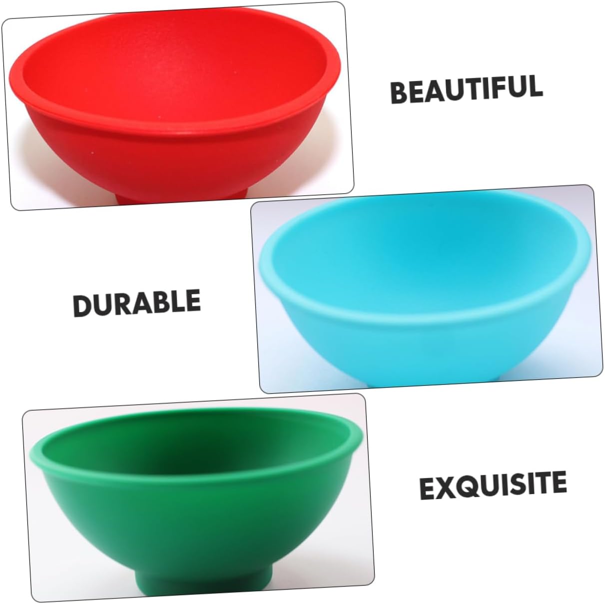 4 Pcs Mini Silicone Condiment Bowls Small Seasoning Dishes Sauce Bowls for Serving Cooking and Meal Prep
