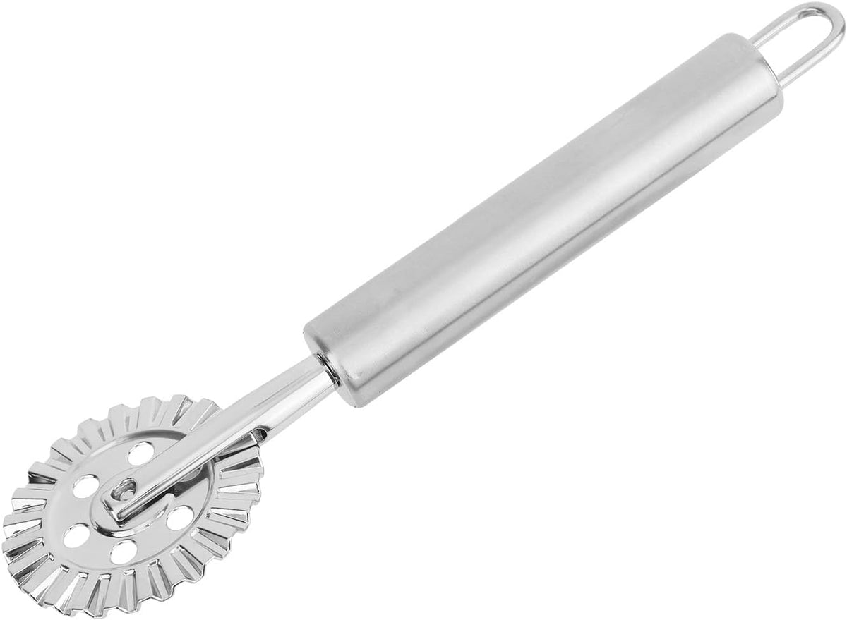 Pastry Wheel Cutter, Stainless Steel Fluted Pasta Crimping Wheel