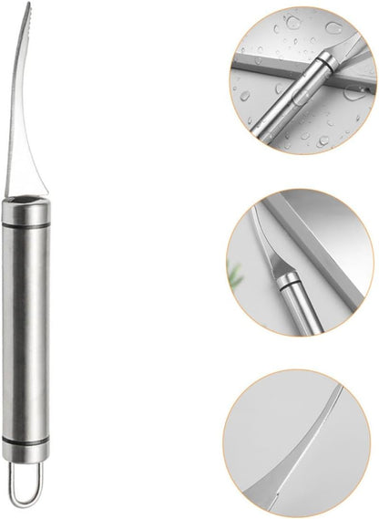 2 Piece Stainless Steel Shrimp Peeler for Kitchen Shell Cleaning