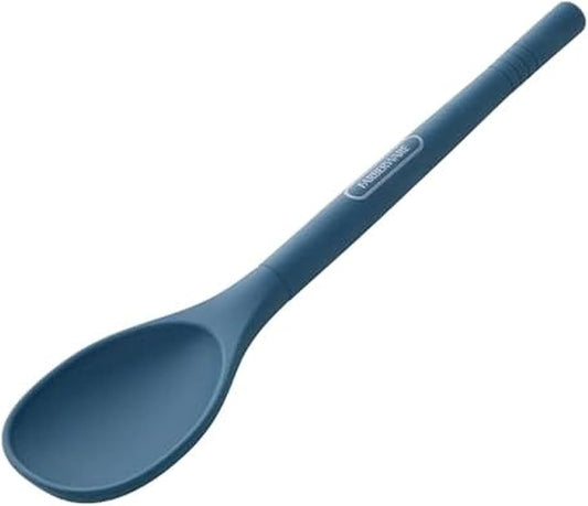 Farberware Professional Silicone Cooking Spoon – Heat Resistant to 450F, Safe for Nonstick Cookware – 11.5 Inch Kitchen Utensil for Stirring, Mixing, Basting, and Serving, Dishwasher Safe