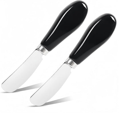 Butter Spreader Knife Set, 2 Pack Butter Knives and Cheese Knives