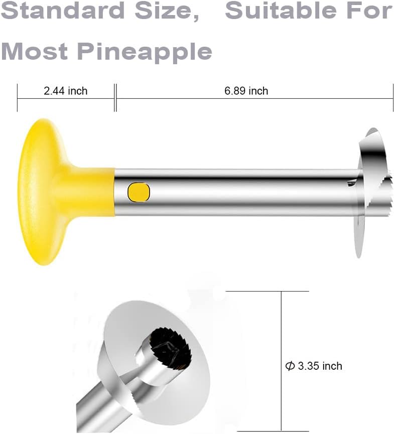 SameTech Easy Kitchen Tool Fruit Pineapple Peeler Corer Slicer Cutter